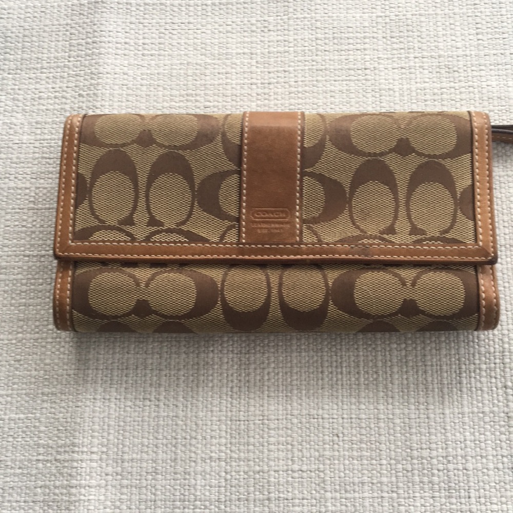 Authentic Signature Coach Wallet